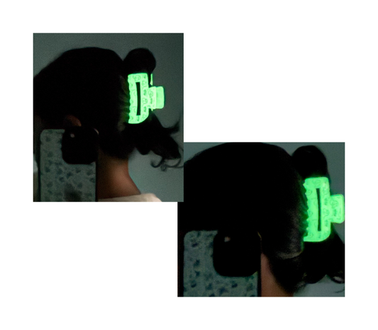 Glow-in-the-Dark Spider Halloween Hair Clip