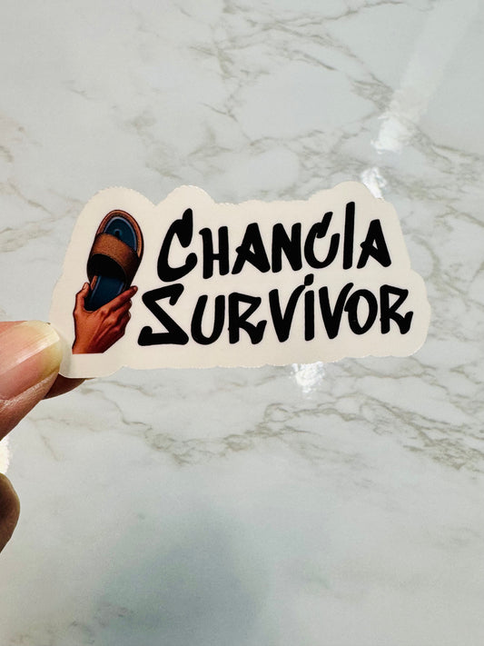 Chancla Survivor Sticker