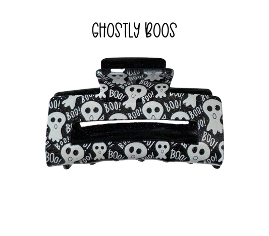 Ghostly Boos Halloween Hair Clip