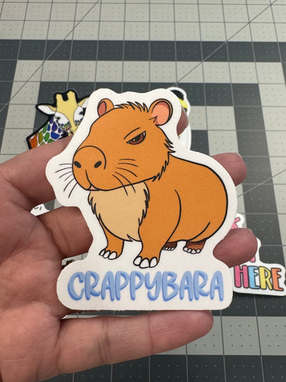 Crappybara (Capybara) sticker