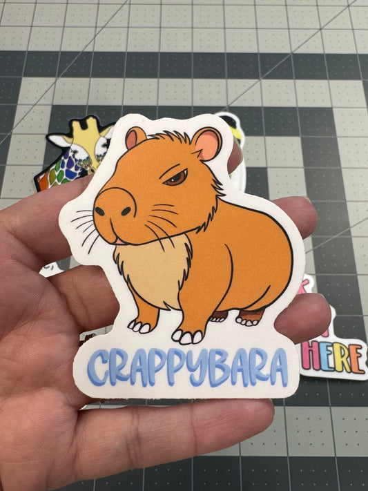 Crappybara (Capybara) sticker