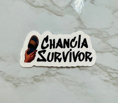 Chancla Survivor Sticker