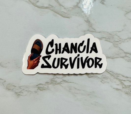Chancla Survivor Sticker