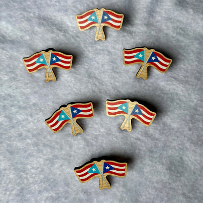 Puerto Rican Flag Pin