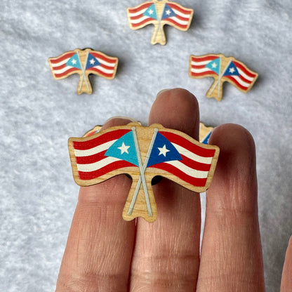 Puerto Rican Flag Pin