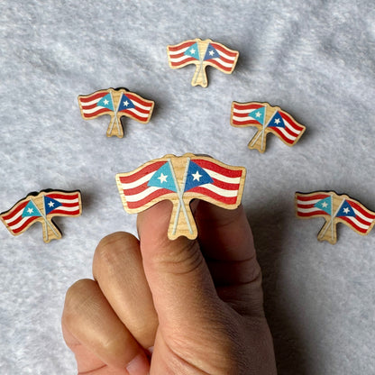 Puerto Rican Flag Pin