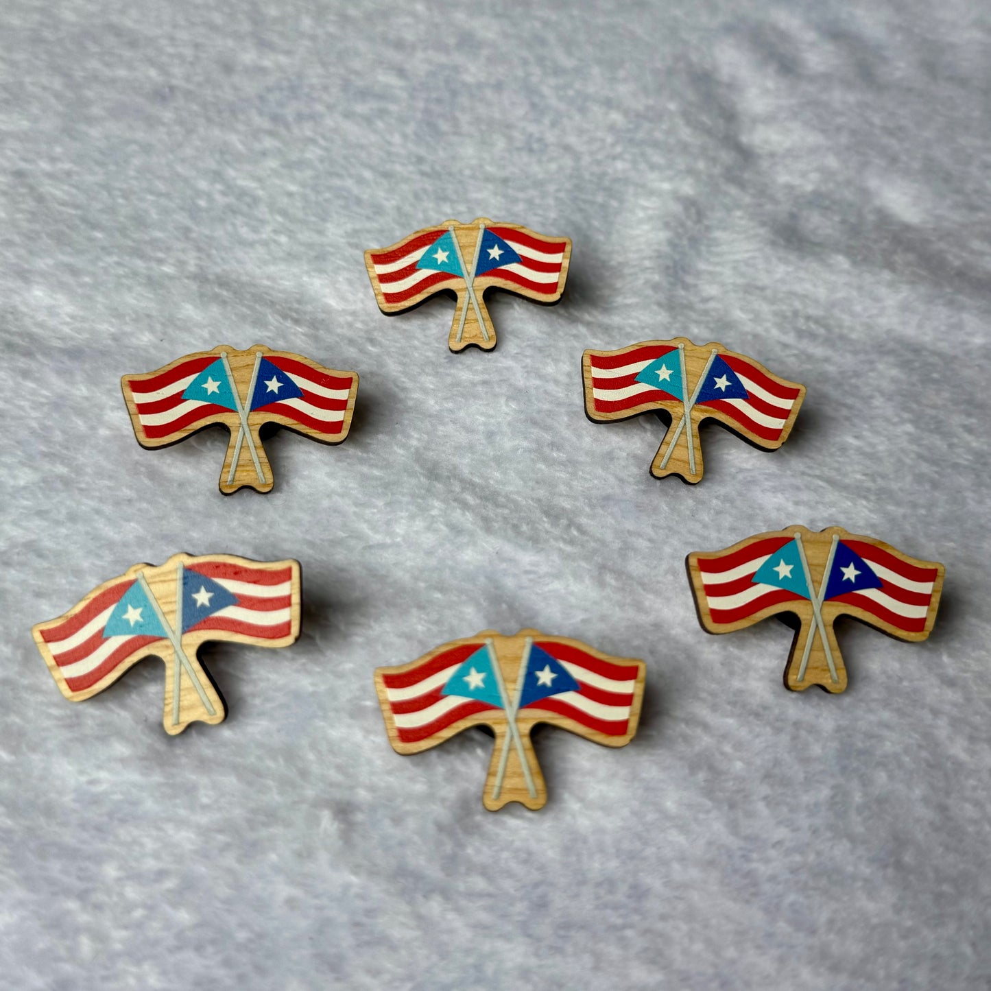 Puerto Rican Flag Pin