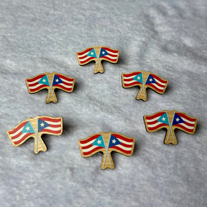 Puerto Rican Flag Pin