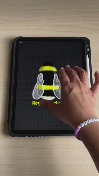 Hey, bee-otch! Bumblebee sticker