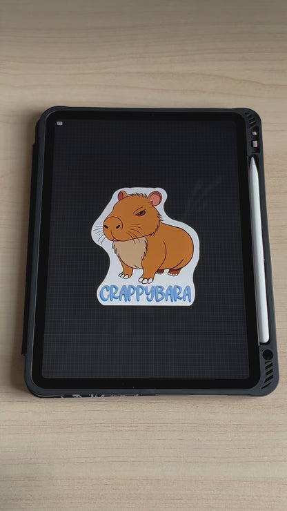 Crappybara (Capybara) sticker