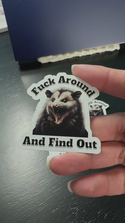 Opossum FAFO Magnet